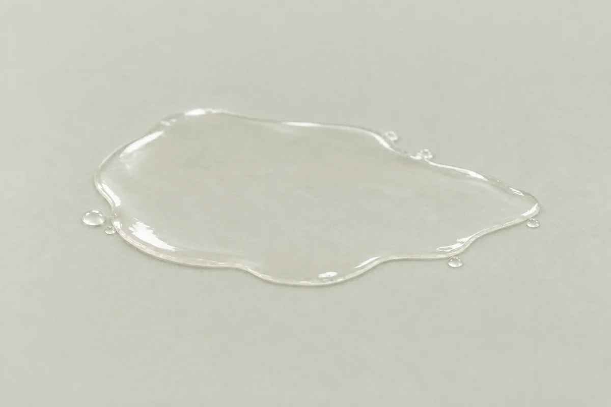 Illustration der Materialeigenschaft: Feucht / wässrig